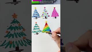 9 способов нарисовать красивую ёлку